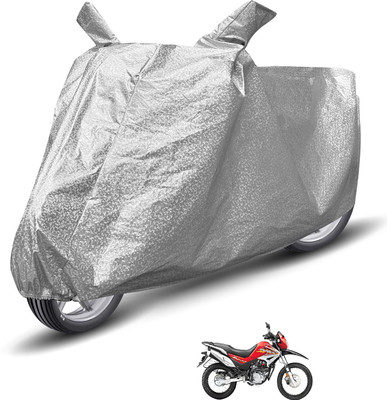MOCKHE Waterproof Two Wheeler Cover for Hero(Impulse, Silver)