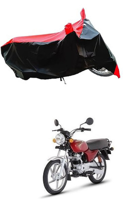 VESMEI Two Wheeler Cover for Bajaj(Boxer AT, Red)