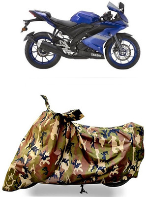 VESMEI Waterproof Two Wheeler Cover for Yamaha(YZF-R15 V3 New BS6, Multicolor)
