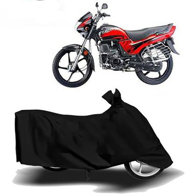 Mdstar Waterproof Two Wheeler Cover for Hero(Passion Plus, Black)