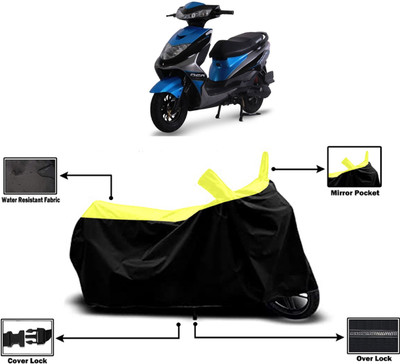 Amexride Two Wheeler Cover for Ampere(REO BS6, Yellow)