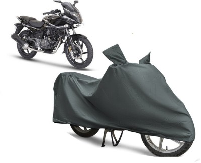 EGAL Waterproof Two Wheeler Cover for Bajaj(Pulsar 220 BS6, Grey)