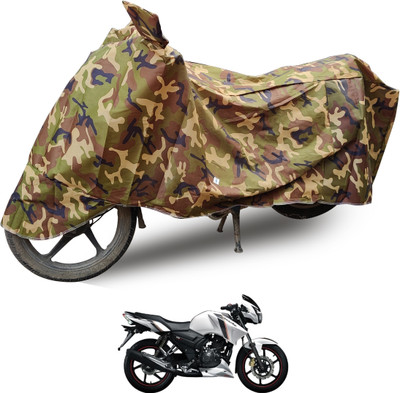 MOCKHE Waterproof Two Wheeler Cover for TVS(Apache RTR 160, Multicolor)