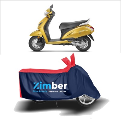 ZIMBER Two Wheeler Cover for Honda(Activa 5G, Red, Blue)