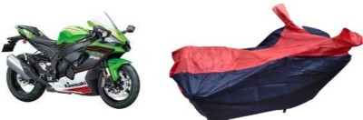 malti Two Wheeler Cover for Kawasaki(Ninja ZX 10R BS6, Red, Blue)