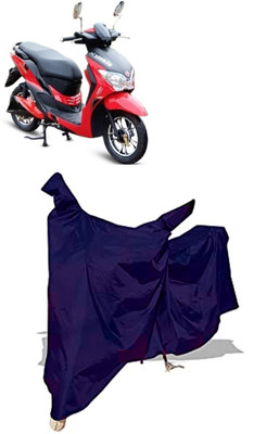Amexride Two Wheeler Cover for Hero Electric(Dash, Blue)