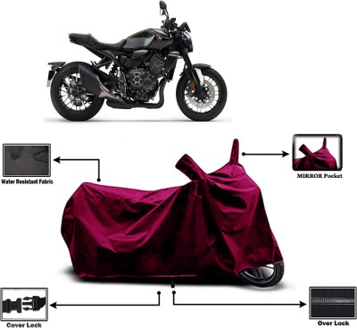 Amexride Two Wheeler Cover for Honda(CB 1000R, Maroon)