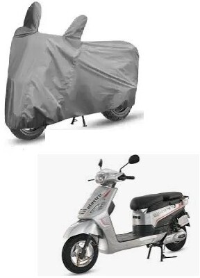 JVBRANGI Two Wheeler Cover for Hero(Electric Atria, Grey)