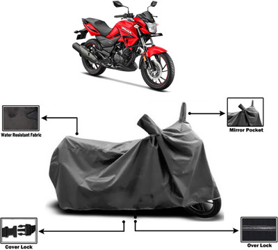 Amexride Two Wheeler Cover for Hero(Hunk, Grey)