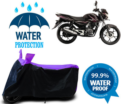 RTS COLLECTIONS Waterproof Two Wheeler Cover for Bajaj(Discover 135, Multicolor)