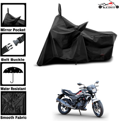 KEDIT Two Wheeler Cover for Hero(Xtreme 200R, Black)