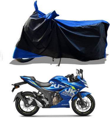 AESTRYD Two Wheeler Cover for Suzuki(Gixxer Special Edition BS6, Blue)