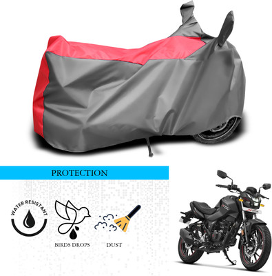GOSHIV-car and bike accessories Waterproof Two Wheeler Cover for Hero(Xtreme 160 R, Grey, Red)