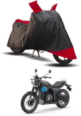 KEDIT Two Wheeler Cover for Royal Enfield(Scrambler 1100, Red, Black)