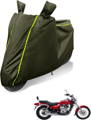 Auto Hub Waterproof Two Wheeler Cover for Bajaj(Avenger 220 DTS-i, Green)
