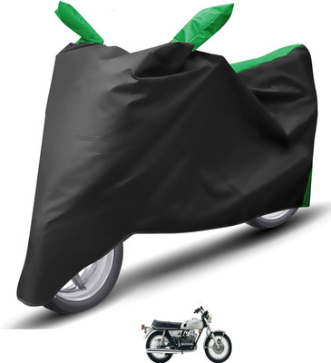Caronix Waterproof Two Wheeler Cover for Yamaha(RD 350, Green)