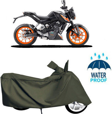 Autoinnovation Waterproof Two Wheeler Cover for KTM(Green)