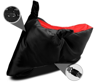 EverLand Waterproof Two Wheeler Cover for Bajaj(Pulsar 220F, Black, Red)