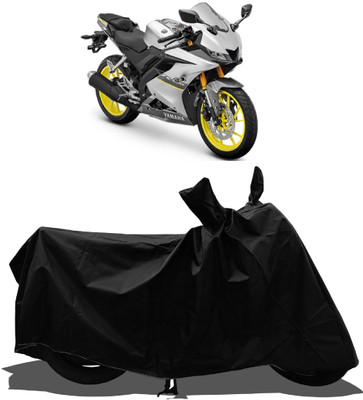 Tricway Waterproof Two Wheeler Cover for Yamaha(YZF R15 V3 BS6, Black)