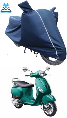 AutoTiger Two Wheeler Cover for Piaggio(Vespa VXL, Blue)