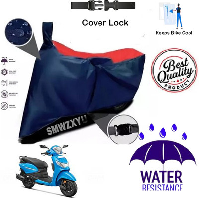 smwzxyu Waterproof Two Wheeler Cover for Hero(Passion Pro, Red, Blue)