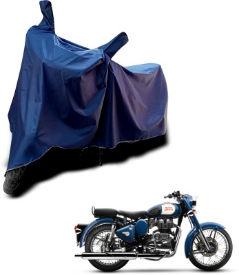 KEDIT Two Wheeler Cover for Royal Enfield(Classic 350, Blue)