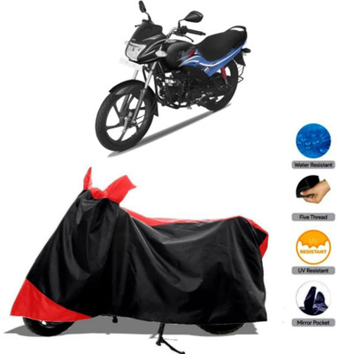 WMIZEXA Waterproof Two Wheeler Cover for Hero(Passion Pro, Red)