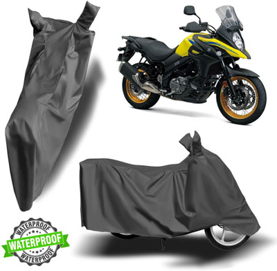 NG Auto Front Waterproof Two Wheeler Cover for Suzuki(V-Strom 650 XT, Grey)