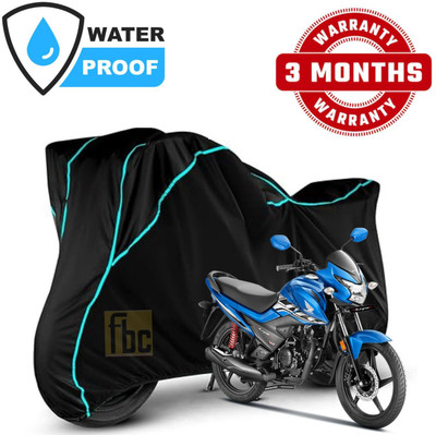 FBC Waterproof Two Wheeler Cover for Honda(Livo, Black)
