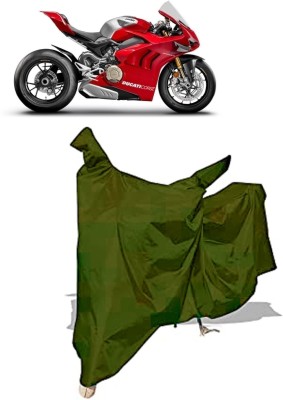 Amexride Two Wheeler Cover for Ducati(Panigale, Maroon)