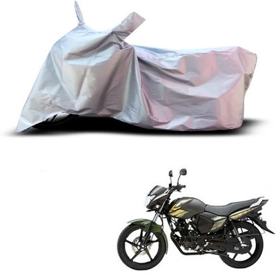 Varnwal E Commerce Waterproof Two Wheeler Cover for Yamaha(Saluto, Silver)