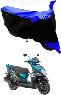 Mdstar Waterproof Two Wheeler Cover for Yamaha(Cygnus Ray ZR, Blue, Black)