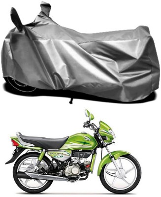 Genipap Two Wheeler Cover for Hero(HF Deluxe Eco, Silver)