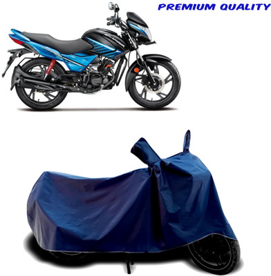 MMSSTAR Waterproof Two Wheeler Cover for Hero(Glamour i3s, Blue)