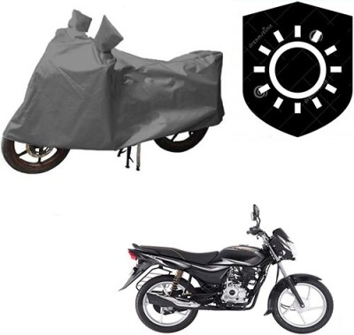 MMSSTAR Waterproof Two Wheeler Cover for Bajaj(Platina 100 DTS-i, Grey)