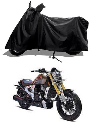 GROFATIK Two Wheeler Cover for TVS(Zeppelin, Black)