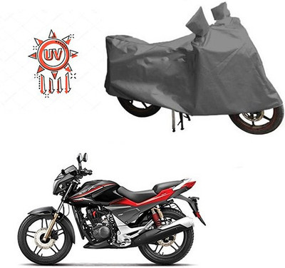 DeepShakshi AUTOMOTIVE Waterproof Two Wheeler Cover for Hero(CBZ Extreme, Grey)