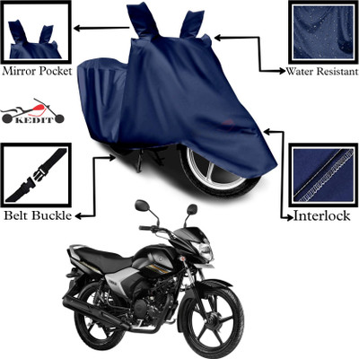 KEDIT Two Wheeler Cover for Universal For Bike(Saluto, Blue)