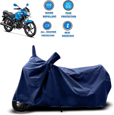 CODOKI Waterproof Two Wheeler Cover for Hero(Glamour FI, Blue)