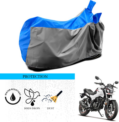 GOSHIV-car and bike accessories Waterproof Two Wheeler Cover for Hero(Xtreme 200R, Grey, Blue)