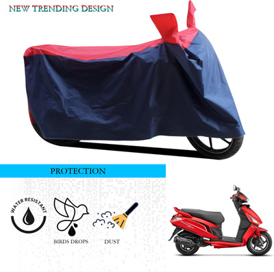 ANTHUB Waterproof Two Wheeler Cover for Hero(Maestro Edge 125, Black, Red)