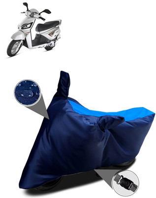 DeepShakshi AUTOMOTIVE Waterproof Two Wheeler Cover for Mahindra(Gusto, Blue)