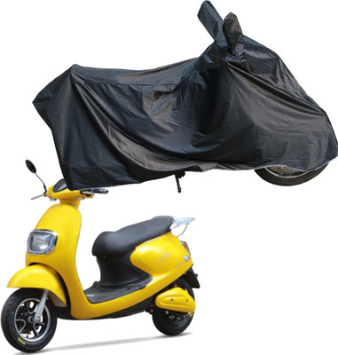 Motodreka Waterproof Two Wheeler Cover for Techo Electra(Emerge, Black)