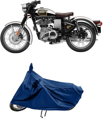 SPECTUS Two Wheeler Cover for Royal Enfield(Classic 500, Blue)