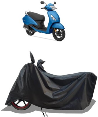 AASHTIK MART Two Wheeler Cover for TVS(Jupiter, Black)