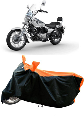 MWBB Waterproof Two Wheeler Cover for Bajaj(Avenger 220 Cruise, Orange)