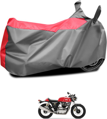 CODOKI Waterproof Two Wheeler Cover for Royal Enfield(Continental GT, Grey, Red)