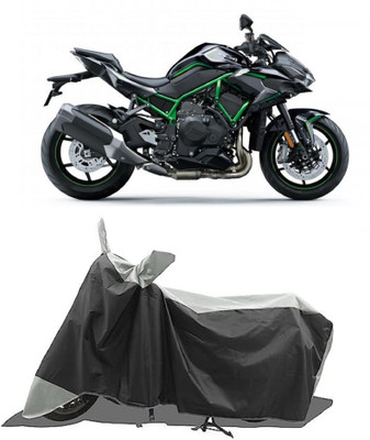 GROFATIK Two Wheeler Cover for Kawasaki(ZH2, Grey)
