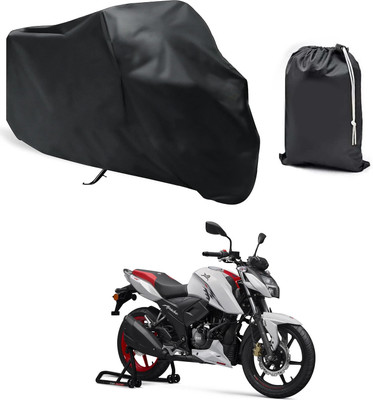 CODOKI Waterproof Two Wheeler Cover for TVS(Apache RTR 160, Black)