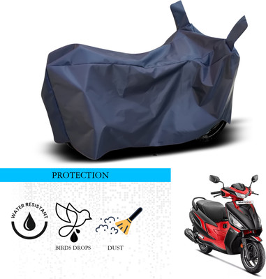 ANTHUB Waterproof Two Wheeler Cover for Hero(Motocorp Maestro Electric, Blue)